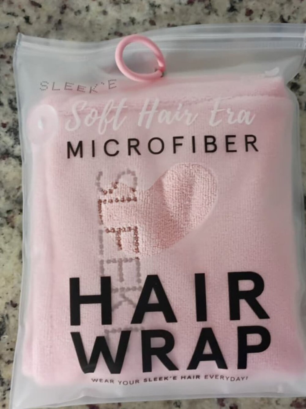 SLEEK'E MICROFIBER HAIR WRAP - PINK - BRAND NEW - SEALED
